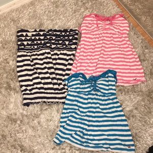Hollister Bundle of tube tops